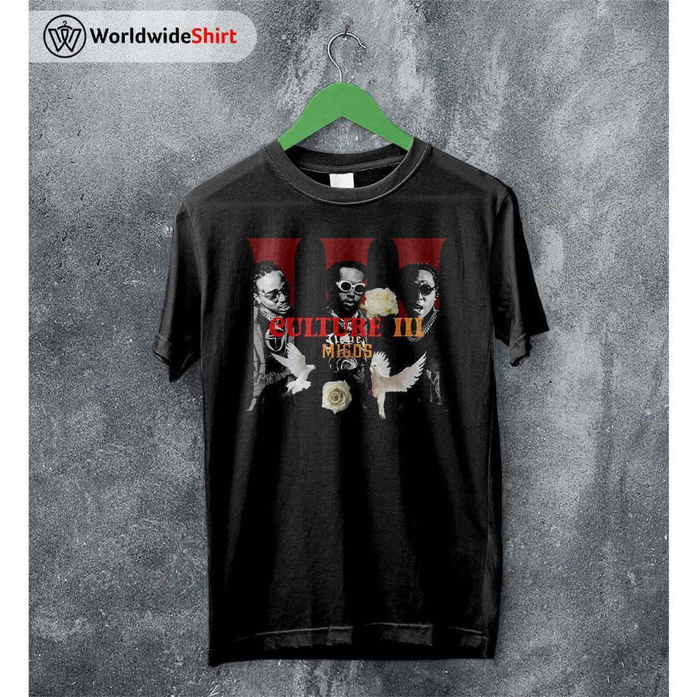 Migos Culture Iii Tour Rap Group Hip Hop Music Graphic Fan Art T-Shirt